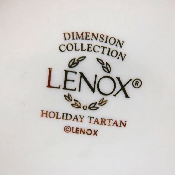Lenox Holiday Tartan Luminary Tealight Wax Warmer Dimension Collection - Picture 10 of 11